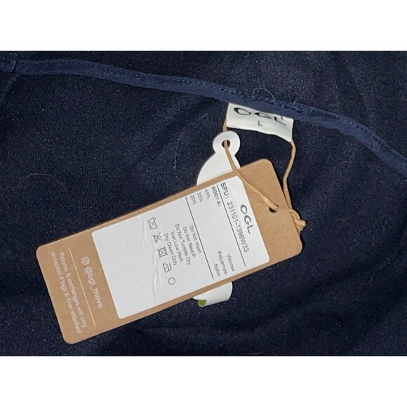 OGL Cashsoft Wool Like Flared Maxi Skirt Sz Large Womens Navy Blue - Picture 7 of 16